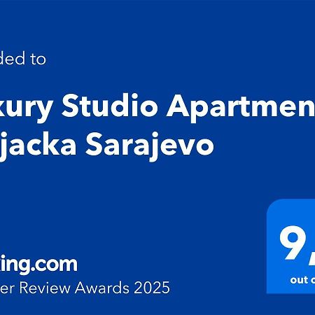 Luxury Studio Apartment Miljacka Сараєво Екстер'єр фото